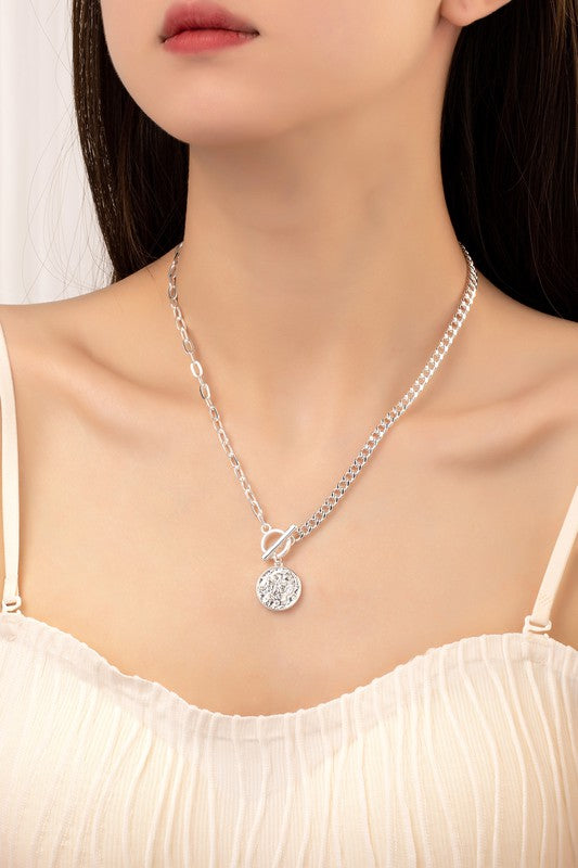 Coin Pendant Chain Necklace