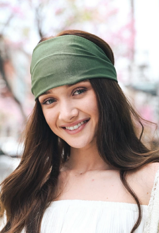 SALE Solid Wide Stretchy Headband